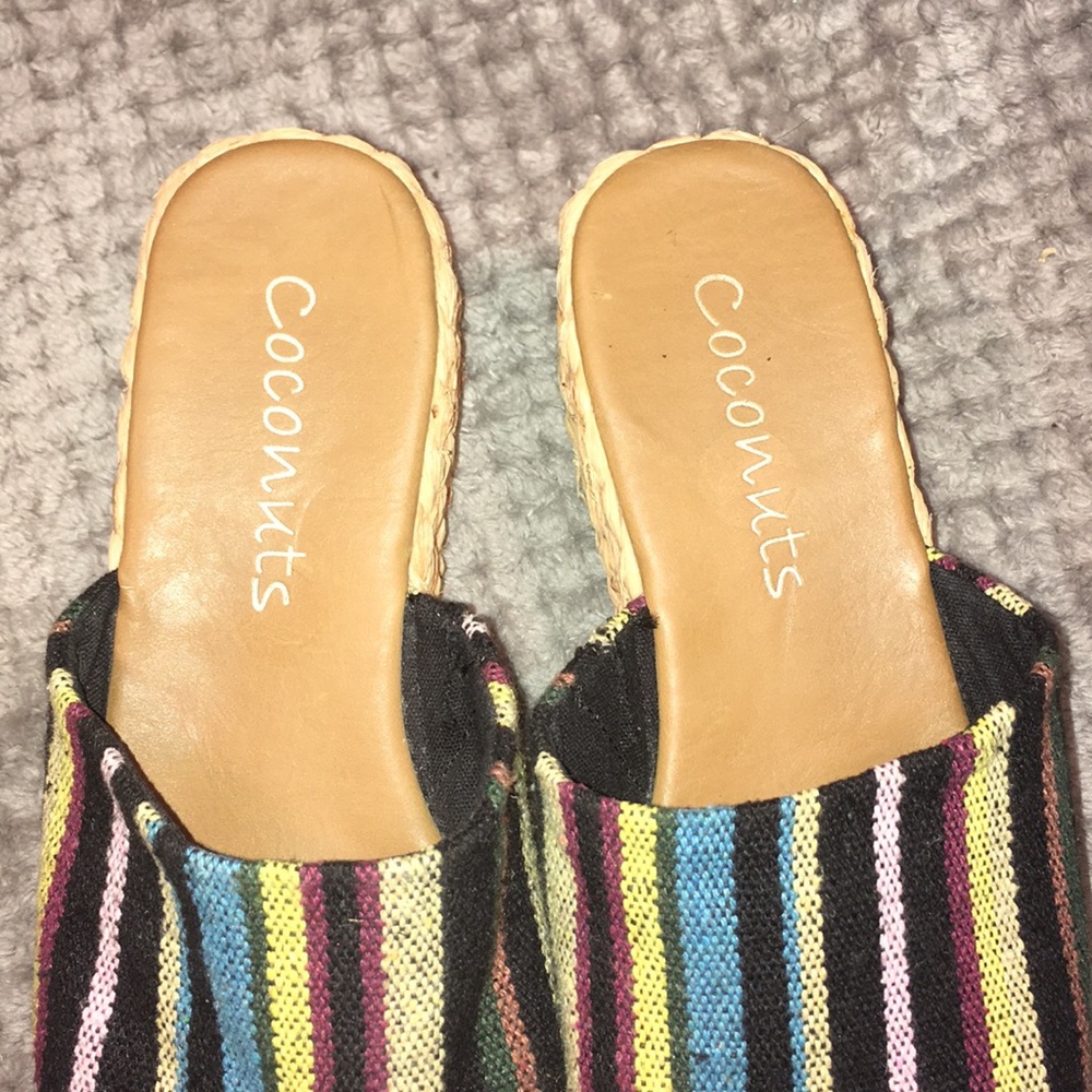 Coconuts Platform Slip Zarape Sandals - Picture 7 of 8